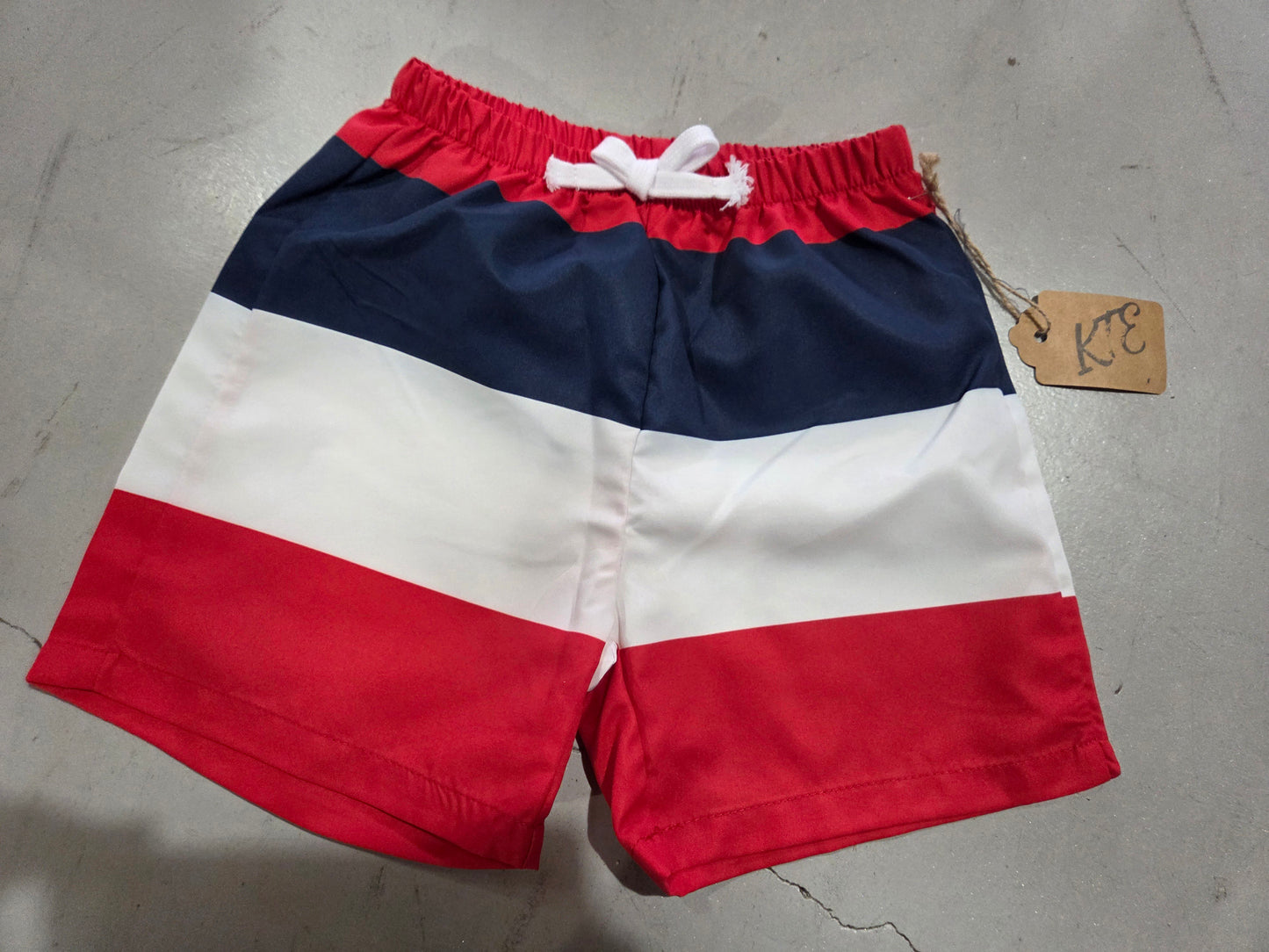 Boys Swim Trunks Stripes