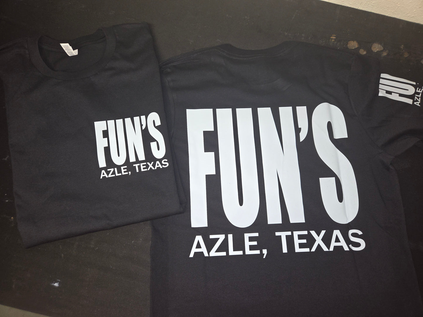 FUNS Black/White Tee