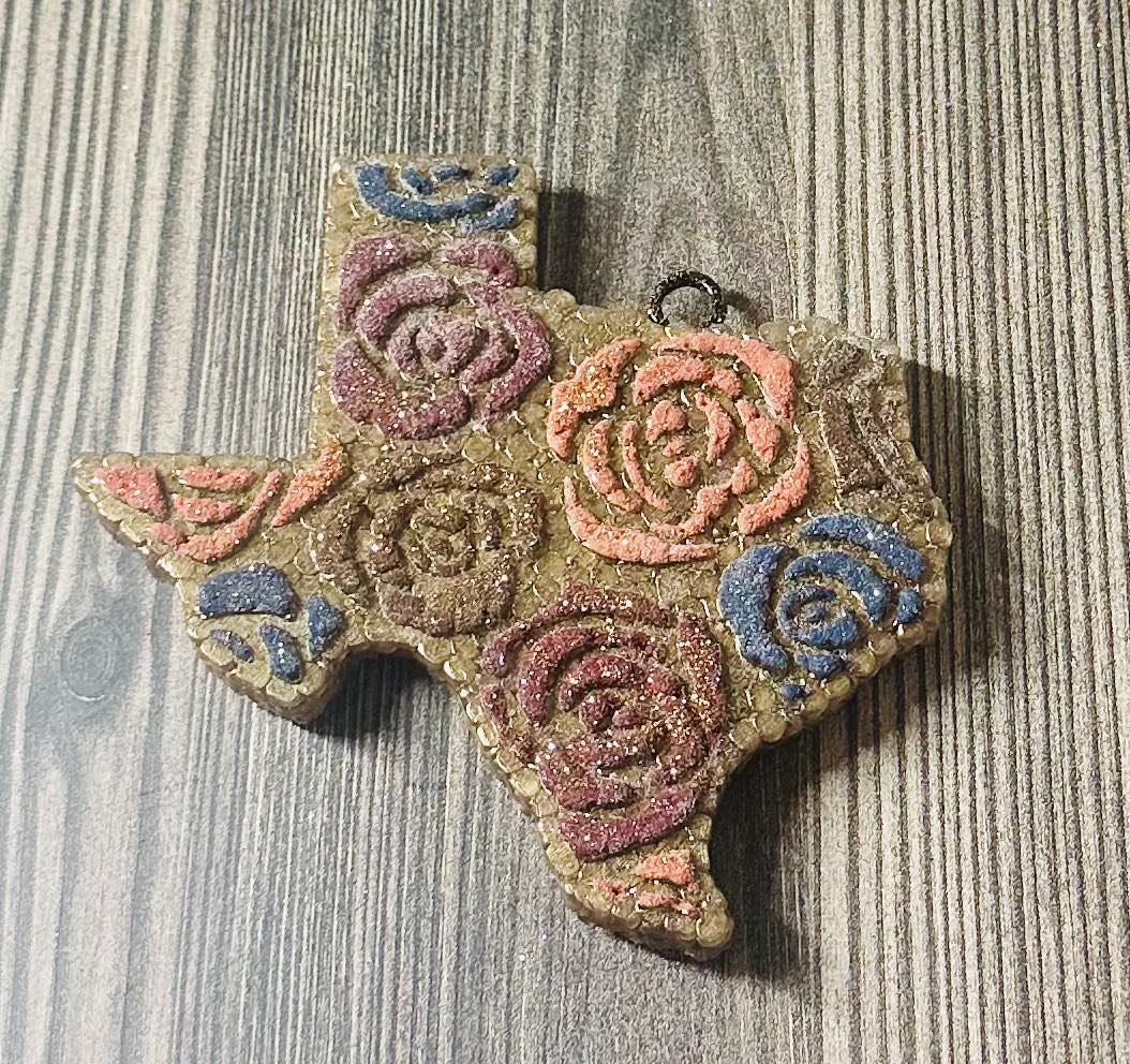 Floral Texas - Blue
