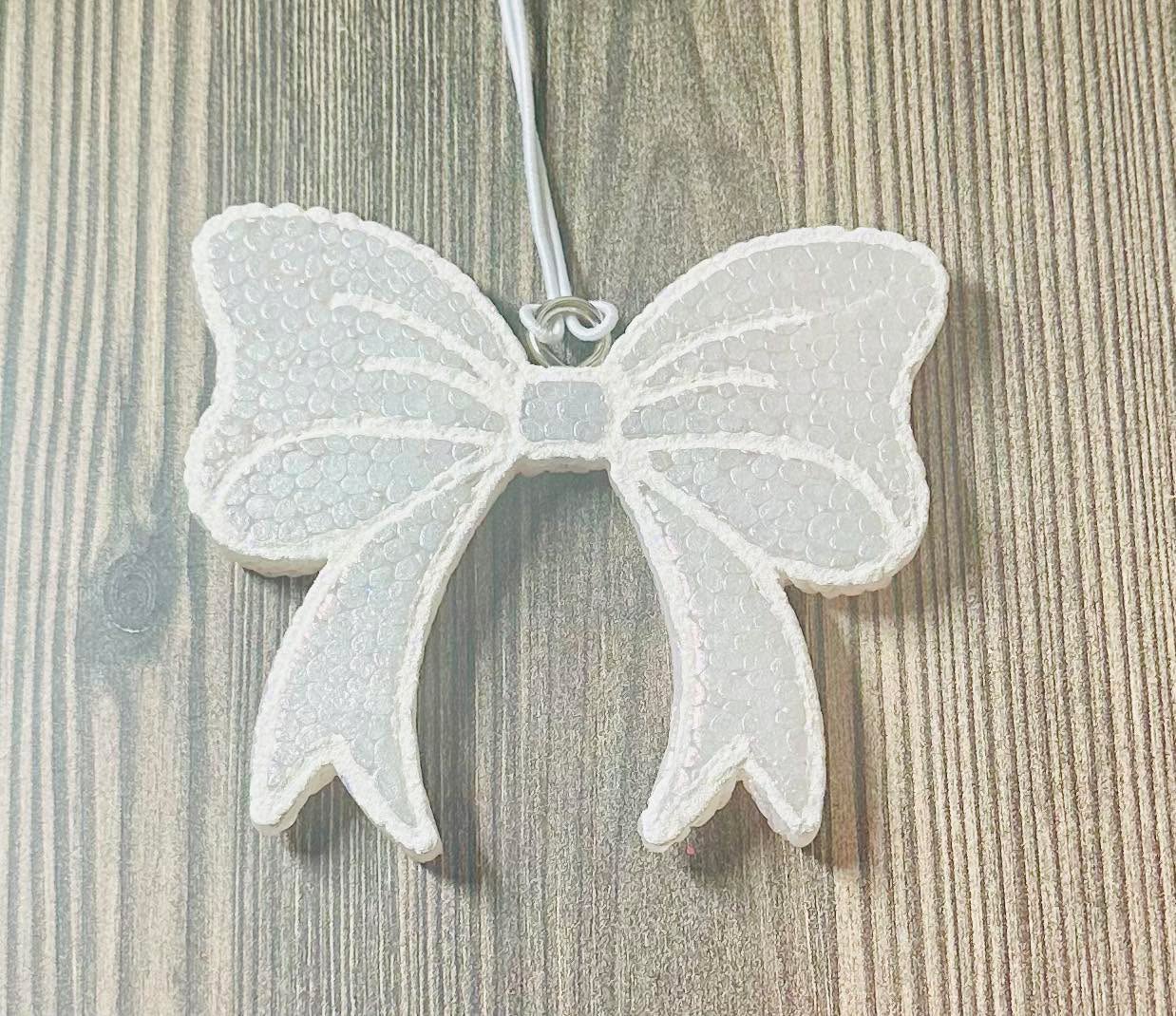 White Bow - Leather