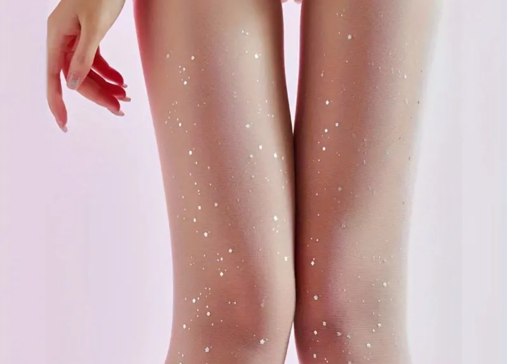 Sparkle Tights - White