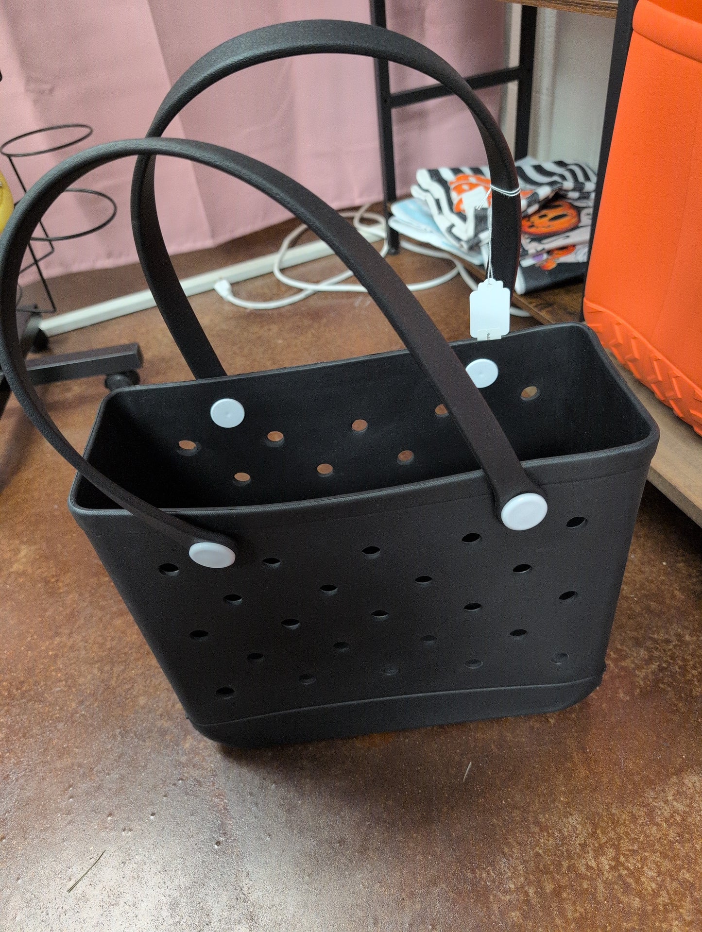 Rubber Tote Large - Black