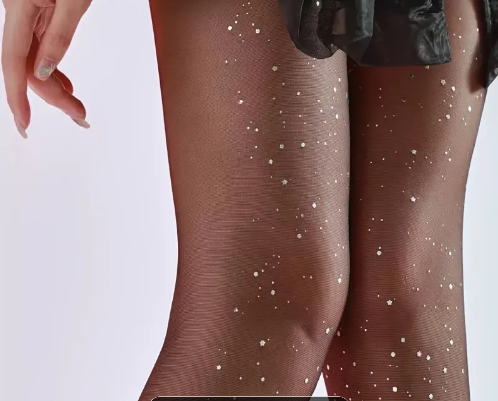 Sparkle Tights - Black