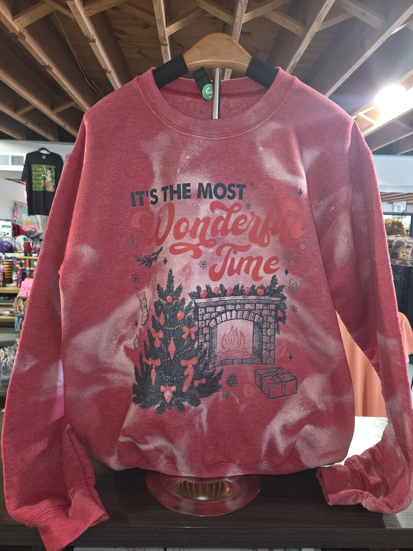 Its The Most Wonderful Time Bleached Sweater