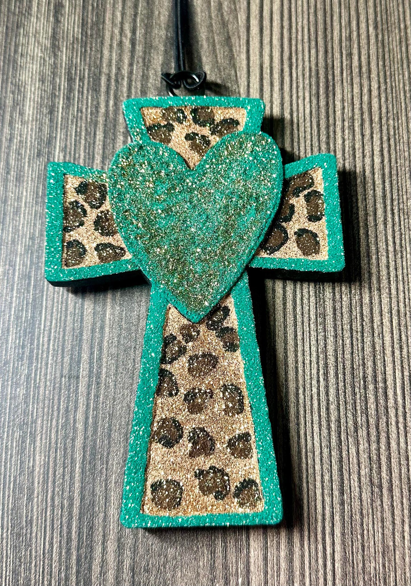 Leopard Cross-Mahogany Coconut