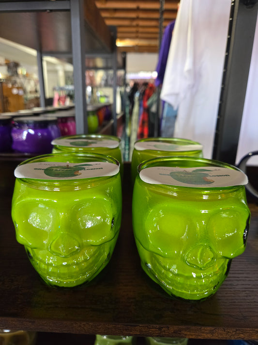 2-Wick Sugar Skull Candle