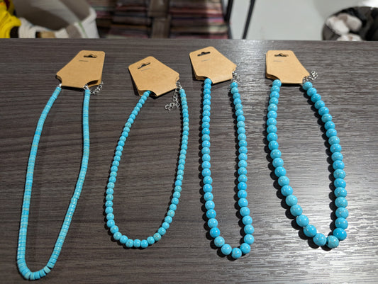 Turquoise Bead Necklace