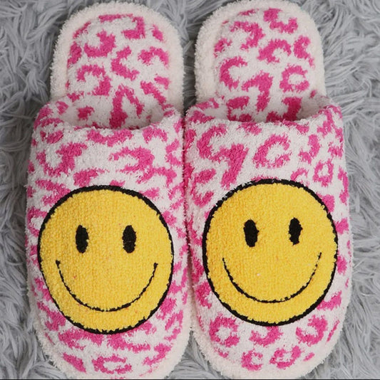 Pink Smile Slippers