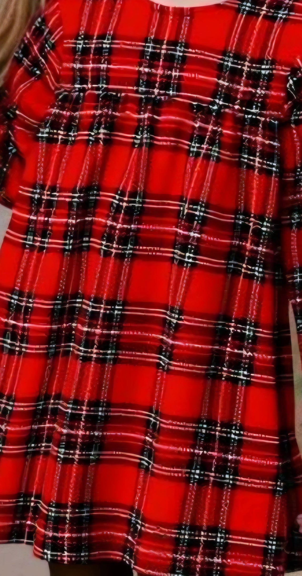 Girls Red Plaid