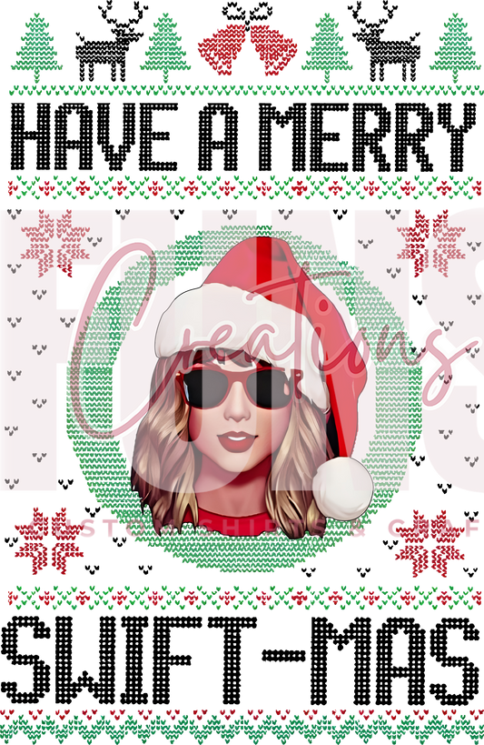 Merry Swift-mas DTF Transfer