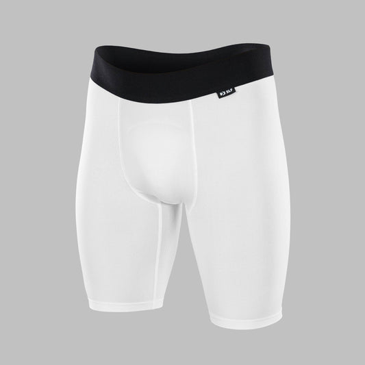 Basic White Compression Shorts