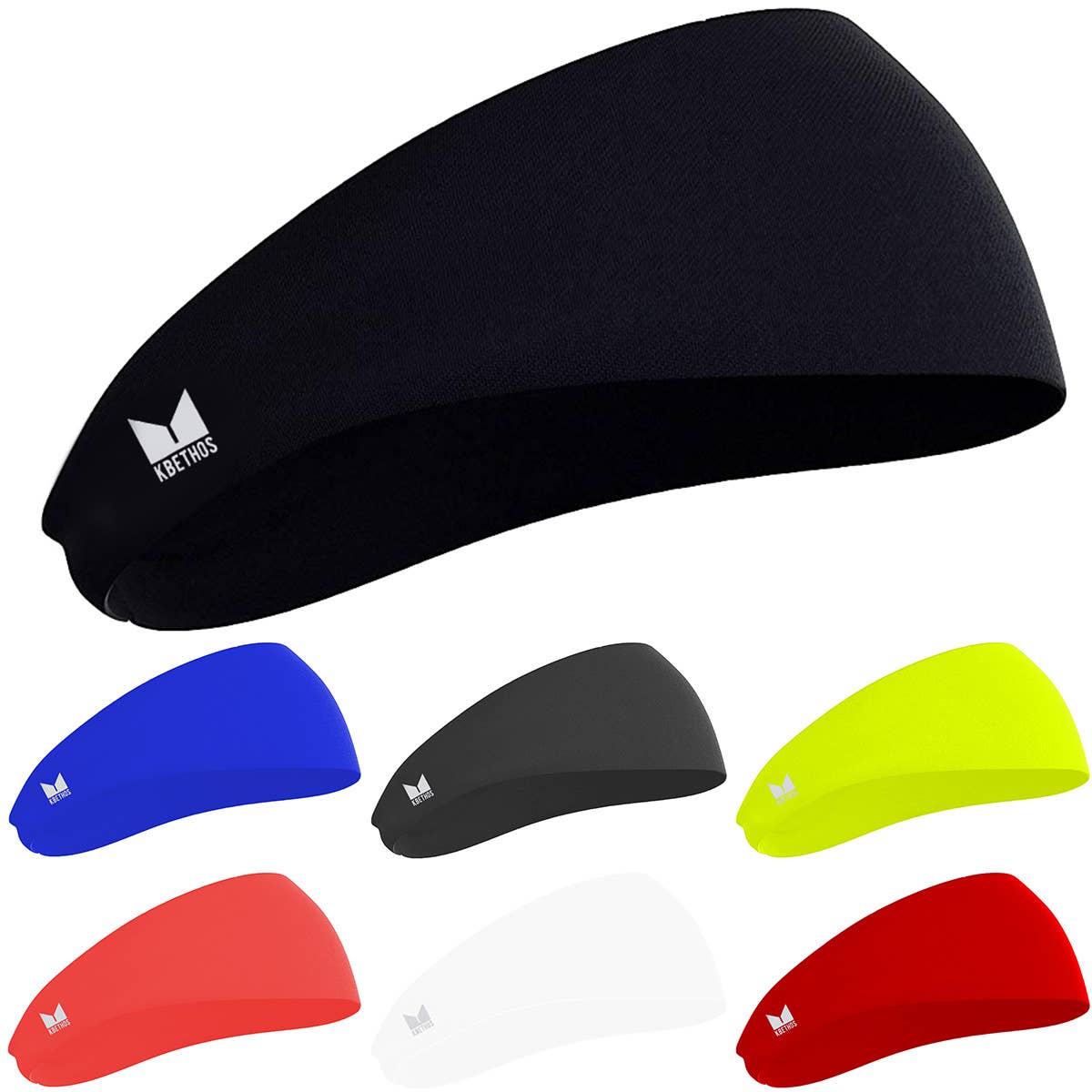 Sports Sweatband Headband: RED