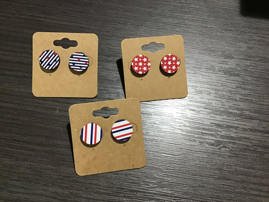 Stars & Stripes Studs