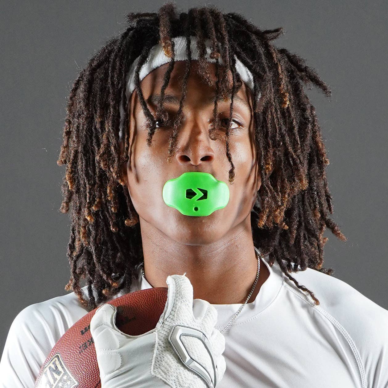 Hue Hot Green Football Mouthguard