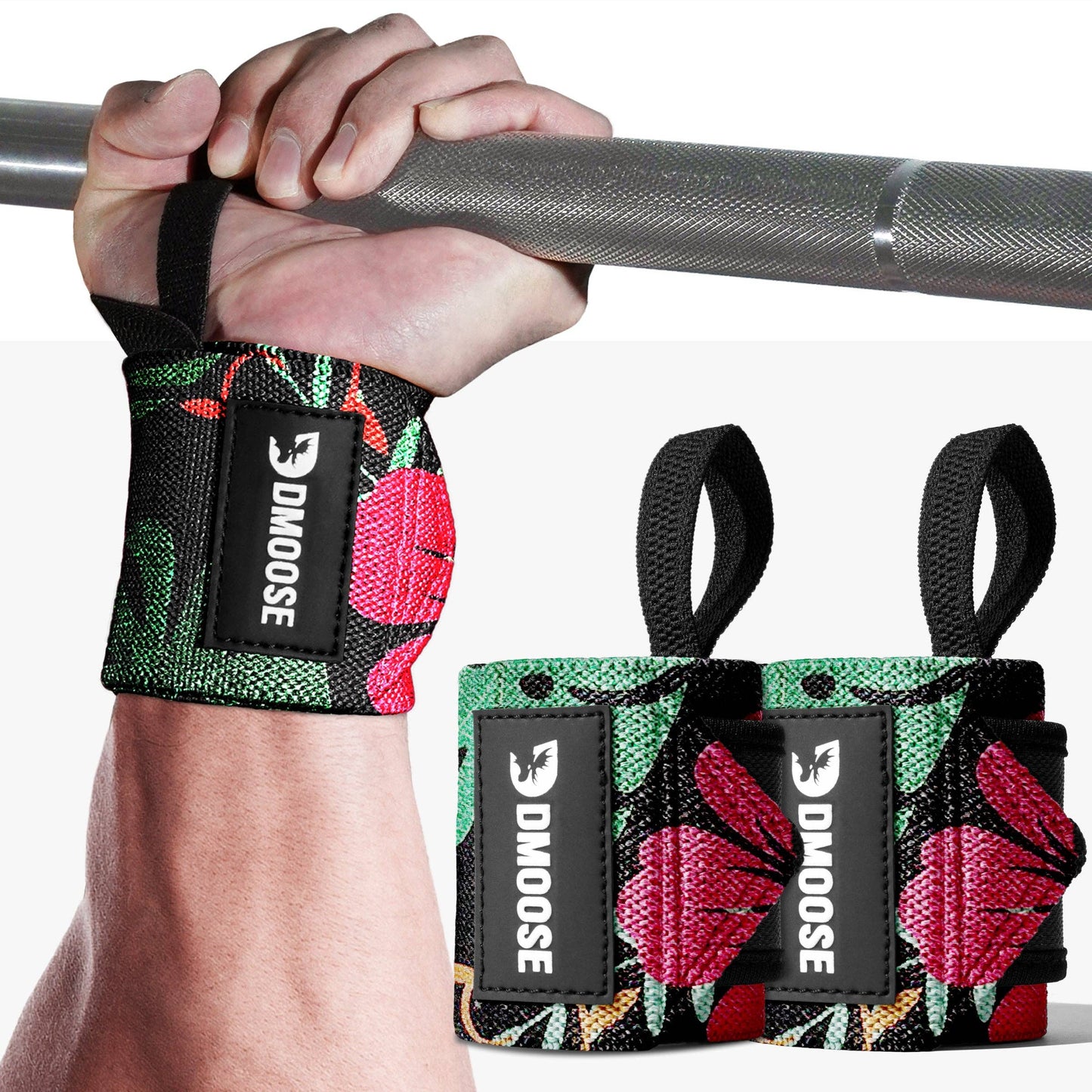 Wrist Wraps: Black Stripes / 18"