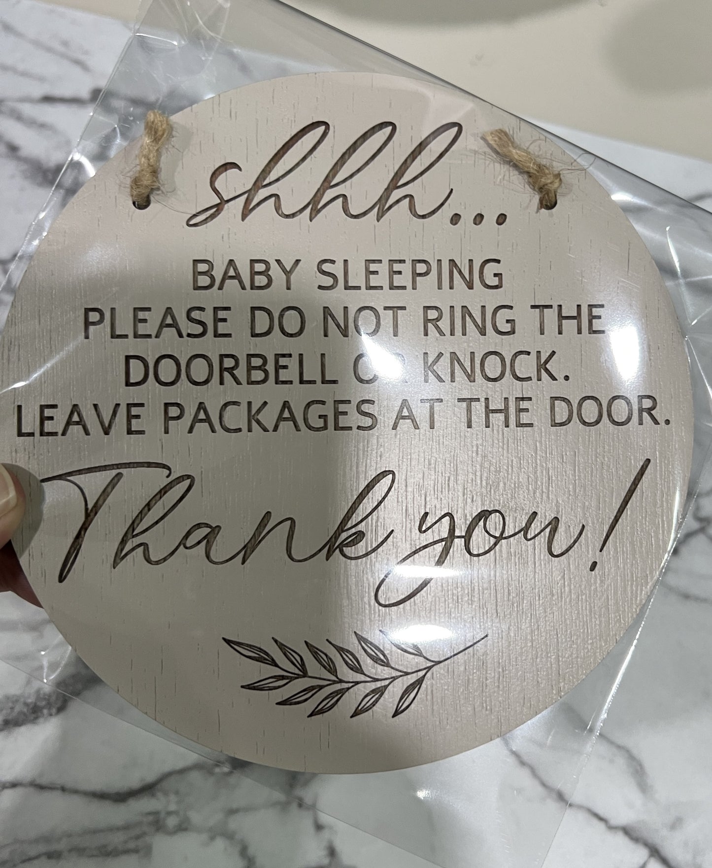 Shhh Sleeping Baby Circle