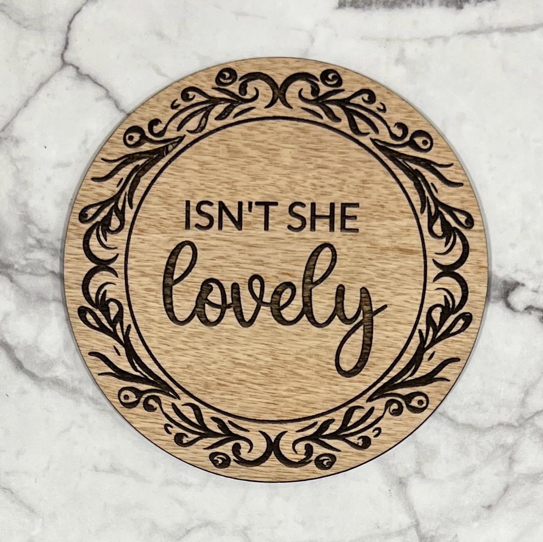 Announcement: Isn't She Lovely