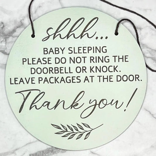 Shhh Sleeping Baby Circle