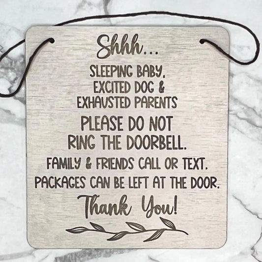 Please Do Not Ring Doorbell