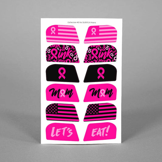 Stickers for Helmet Visor Tabs Collection #5