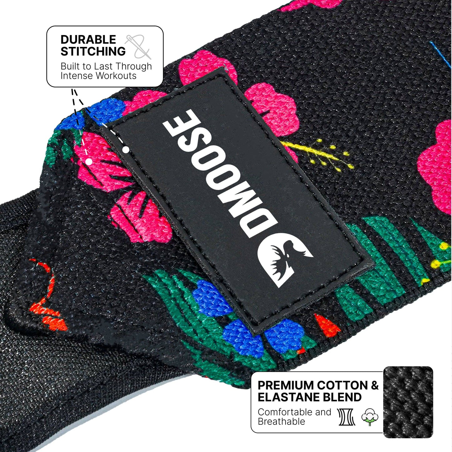 Wrist Wraps: Black Stripes / 18"