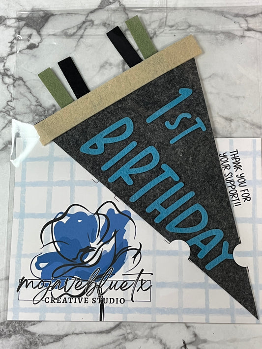 Pennant - 1st Birthday