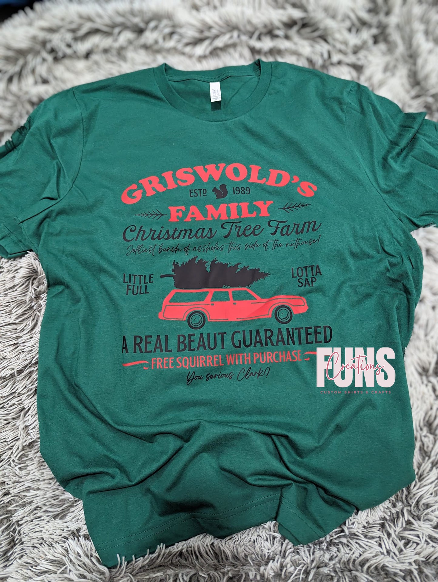 Griswold Family Tree Farm DTF Transfer