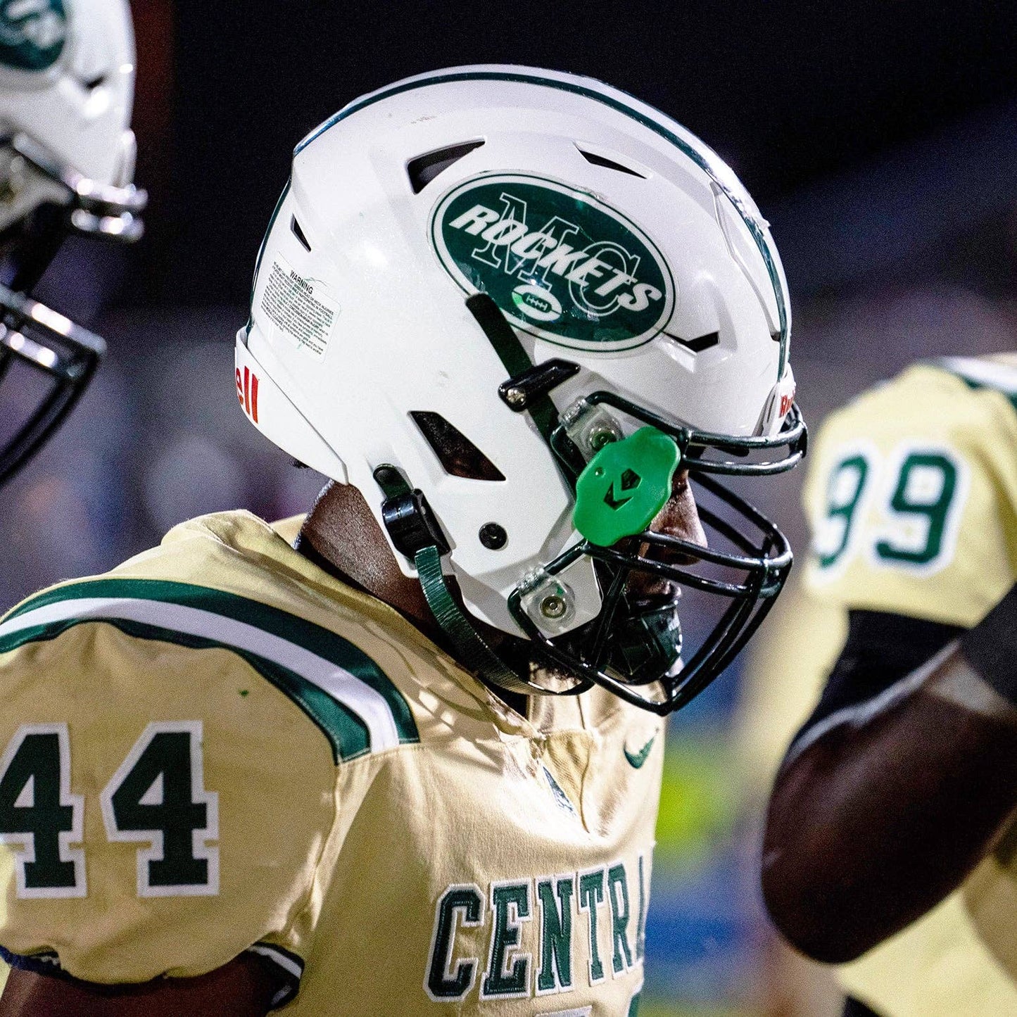 Hue Hot Green Football Mouthguard