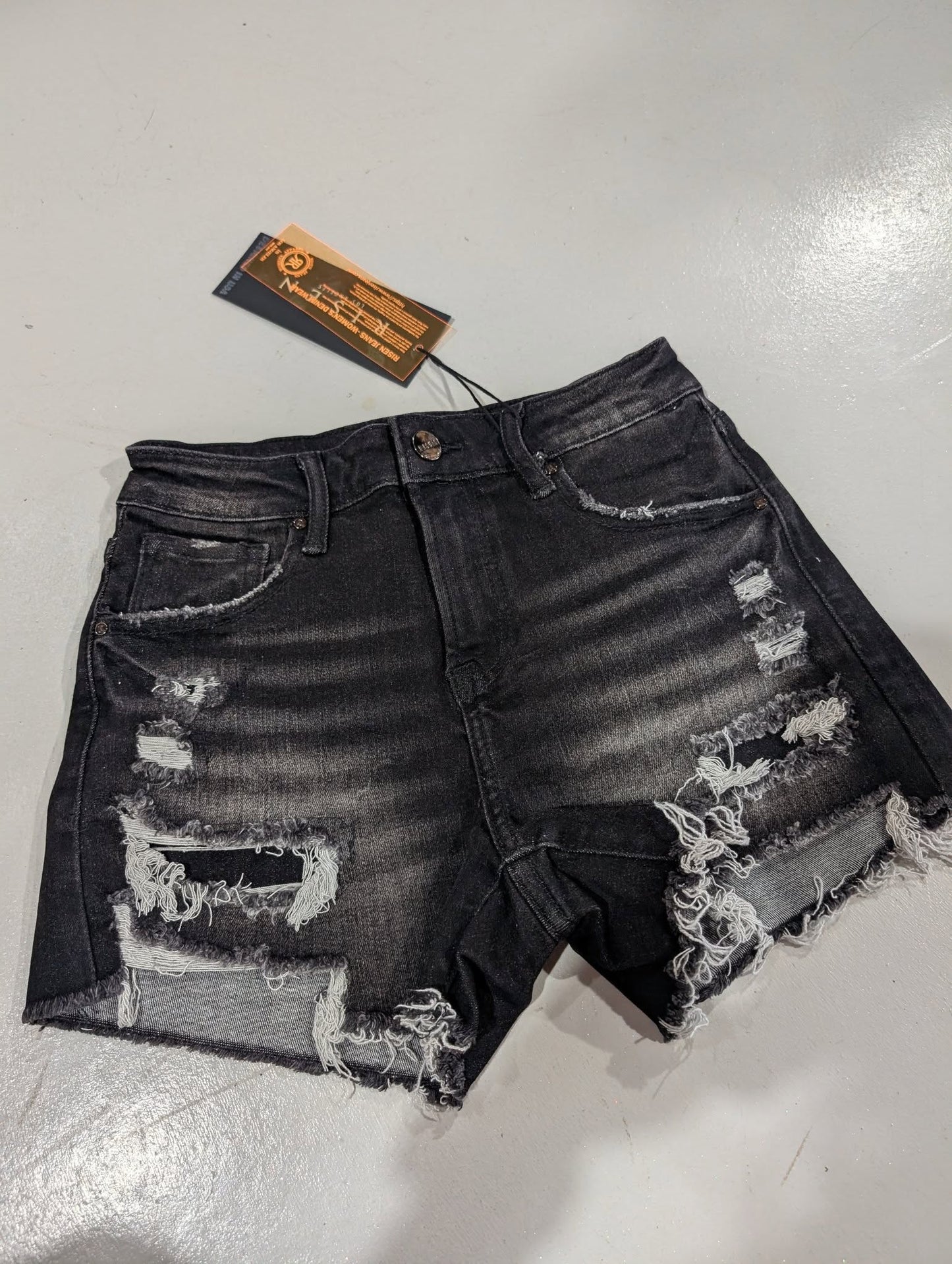 Risen Black Shorts