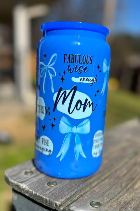 Blue Mom Cup