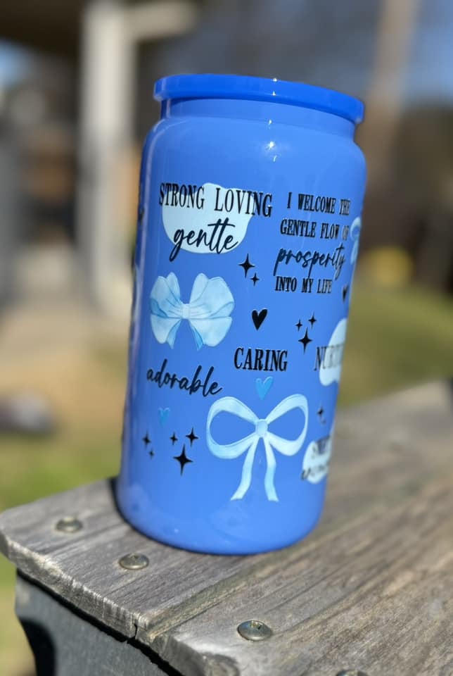 Blue Mom Cup