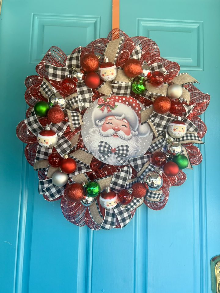 Santa Wreath