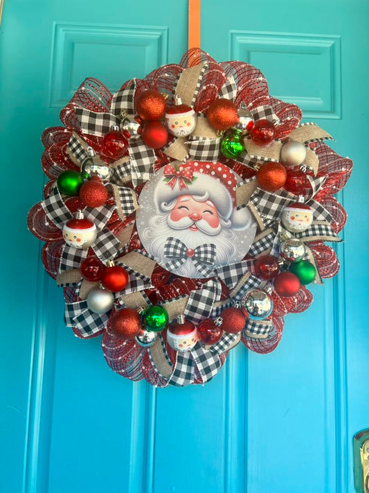 Santa Wreath