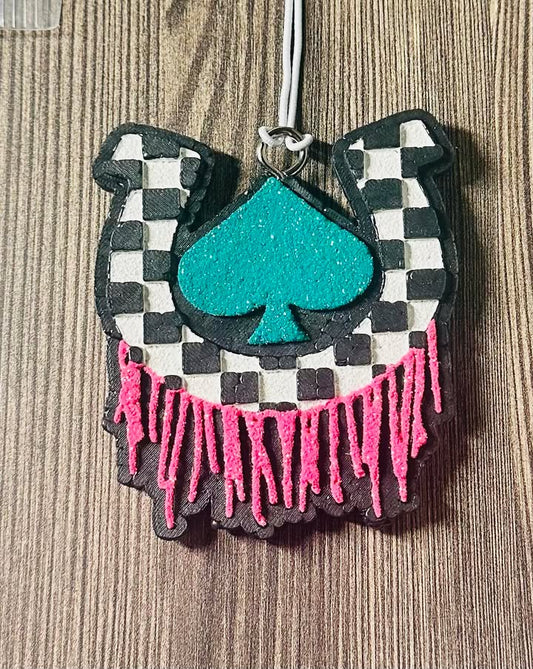Checkered Horseshoe- Cowboy