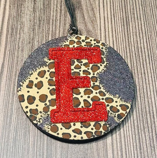 Leopard Red E- Blue