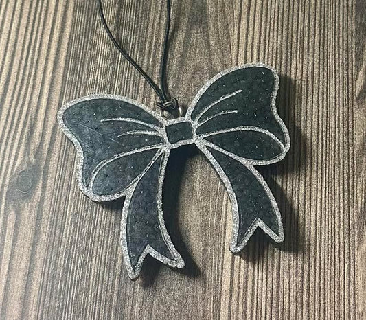 Black Bow- Leather and Lace