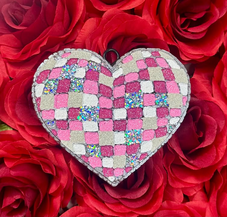 Disco Heart- Clean Cotton