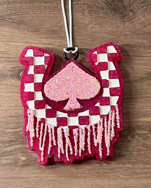 Heart Horseshoe- Mahogany Apple