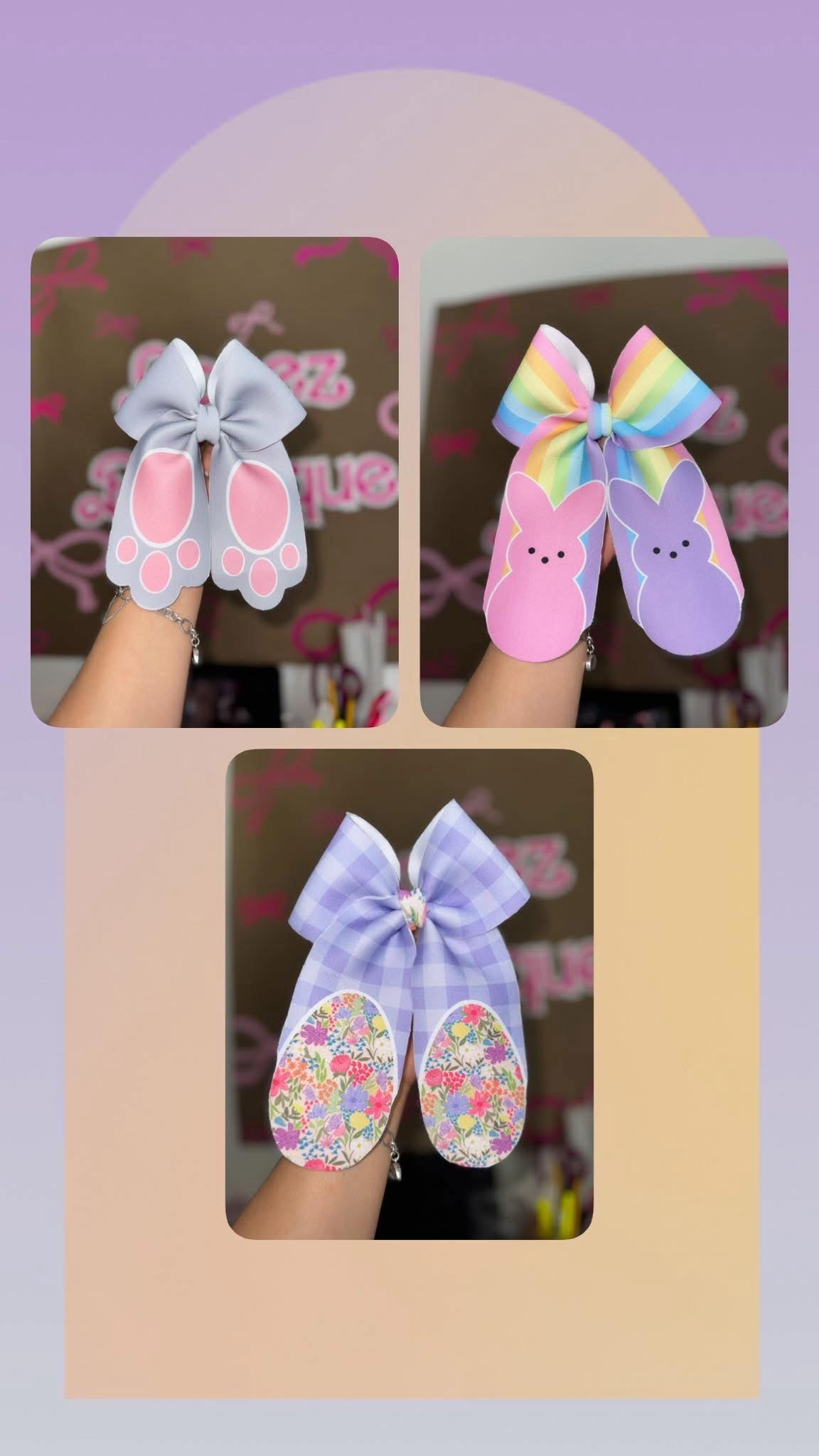 Easter Fabric Bow