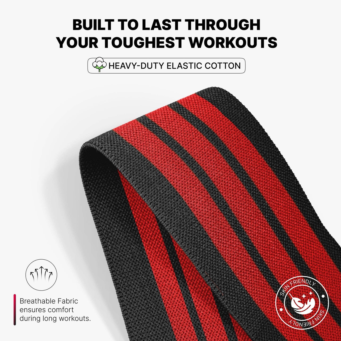 Knee Wraps for Weightlifting: Black (pair)