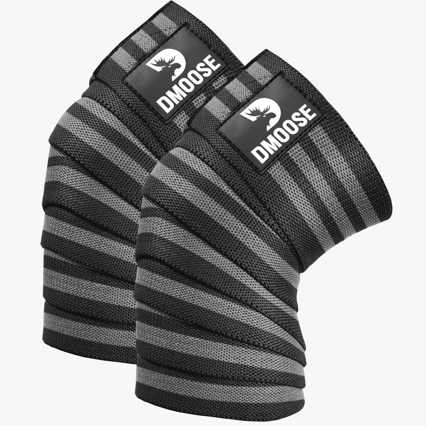 Knee Wraps for Weightlifting: Black (pair)