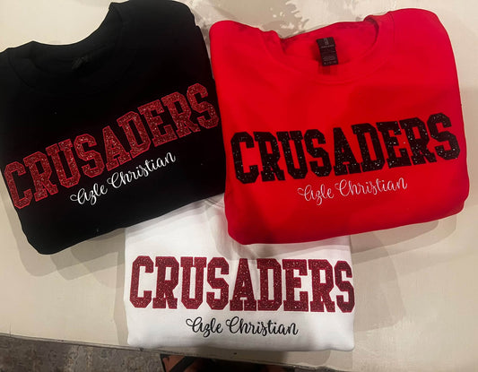White/Red/BLK- Crusaders
