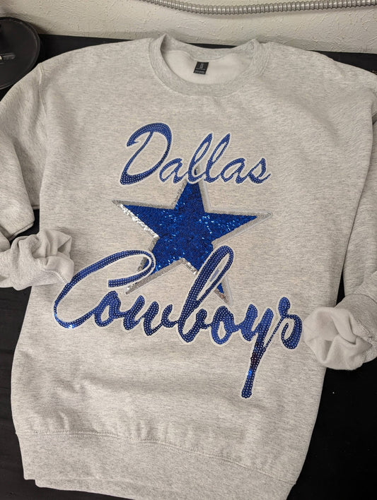 Dallas Sequin Sweatshirt