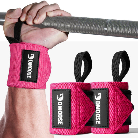 Wrist Wraps: Pink / 18"