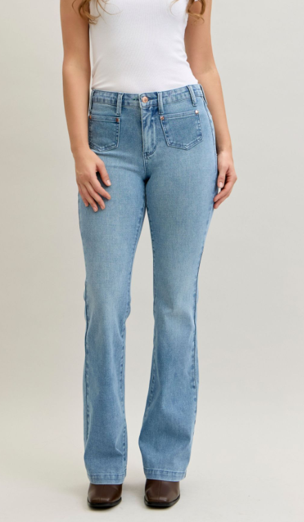 JB MR Bootcut Front Patch Pocket