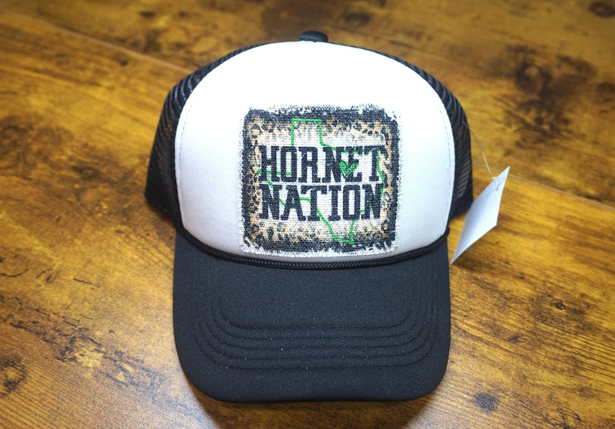 Hat: White/Black - Hornet Nation