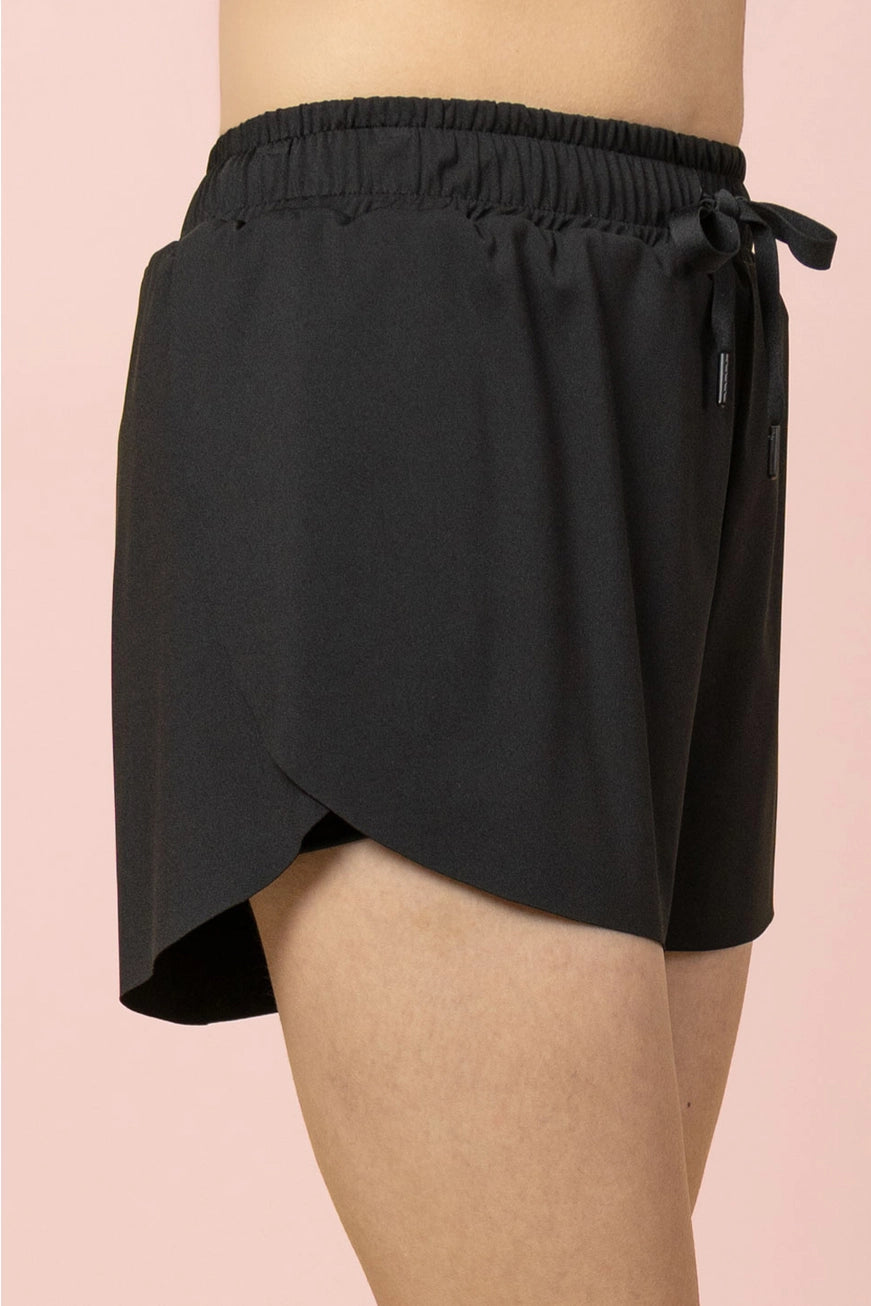 Activewear Shorts- BLACK