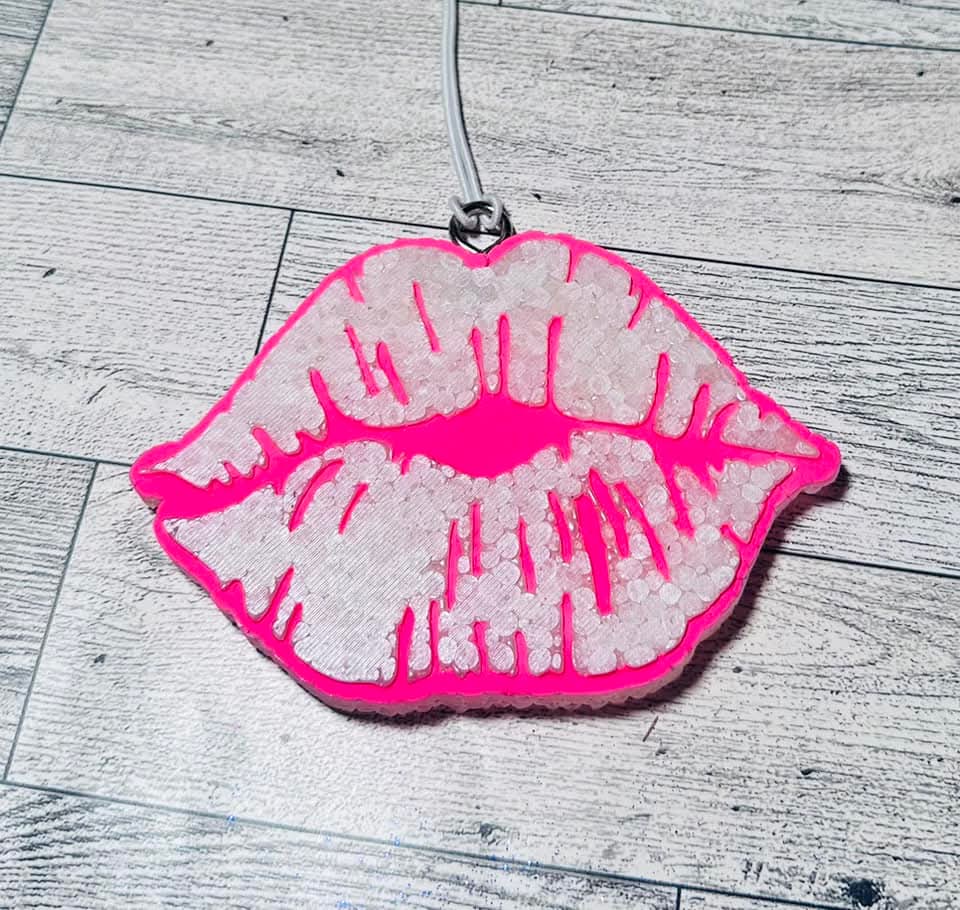 Hot Pink Lips - Strawberry Leather