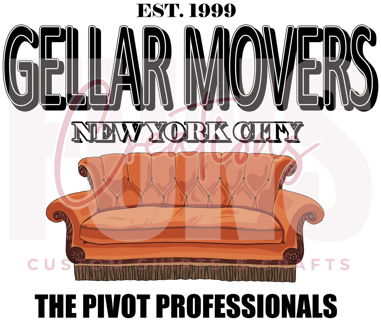 Gellar Movers DTF Transfer