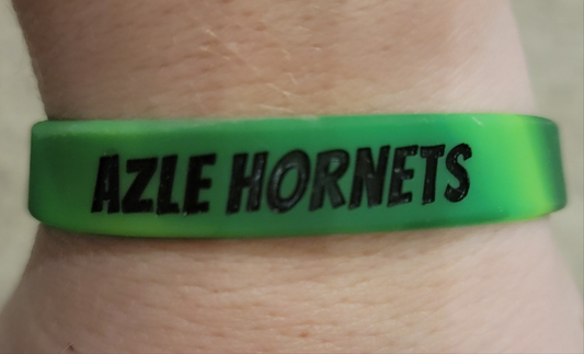 Azle Hornets Silicone Bracelet